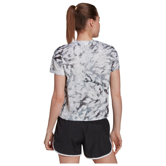 Adidas Γυναικεία κοντομάνικη μπλούζα Primeblue Fast Graphic Tee